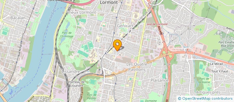 localisation de l'entreprise SUDMARCHE à LORMONT