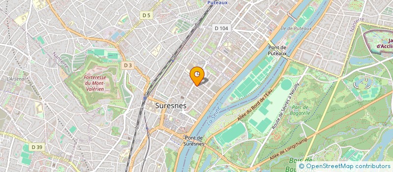 localisation de l'entreprise SUDMEDITERRANEE à SURESNES