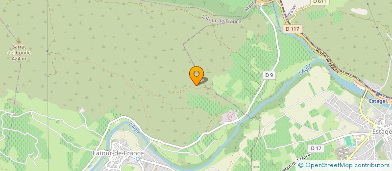 localisation de l'entreprise SUDMETAL CONSTRUCTIONS  LATOUR-DE-FRANCE