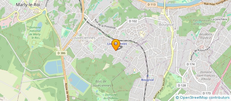 localisation de l'entreprise SUDONOR  LOUVECIENNES