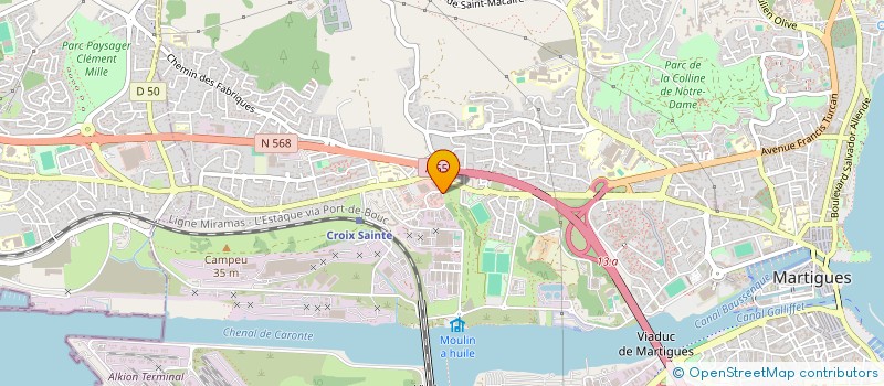 localisation de l'entreprise SUDOTO à MARTIGUES