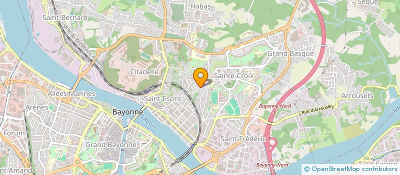 localisation de l'entreprise SUDOU à BAYONNE