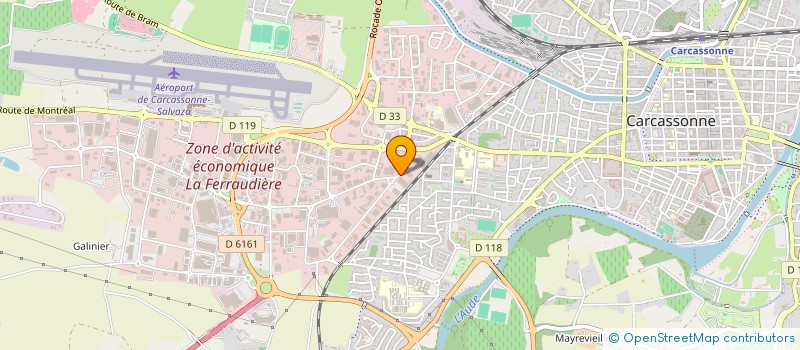 localisation de l'entreprise SUDOUEST PATRIMOINE  CARCASSONNE