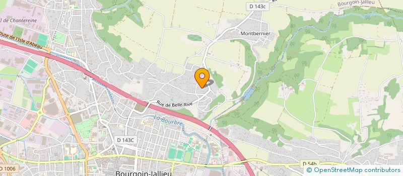 localisation de l'entreprise SUDPOOL à BOURGOIN-JALLIEU