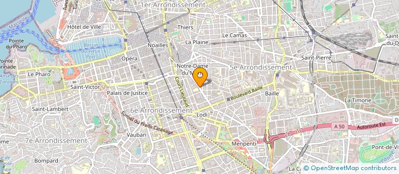 localisation de l'entreprise SUDPRODUCTEURS à MARSEILLE