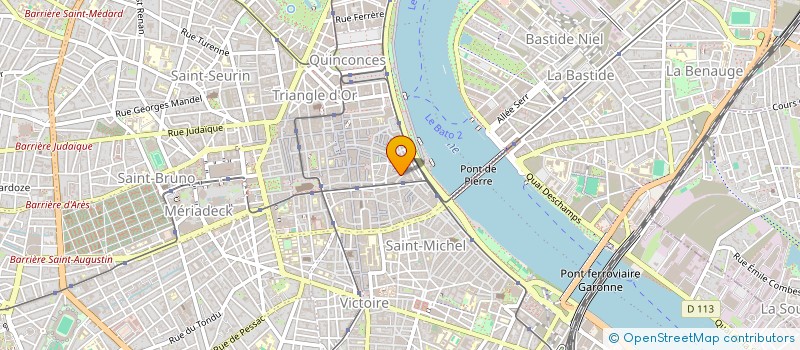 localisation de l'entreprise SUDRE  BORDEAUX