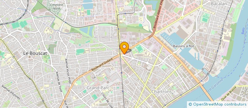 localisation de l'entreprise SUDRIENS DU MONDE  BORDEAUX