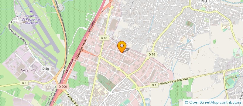 localisation de l'entreprise SUDTEC  PERPIGNAN