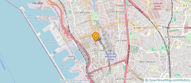 localisation de l'entreprise SUDTOIT à MARSEILLE