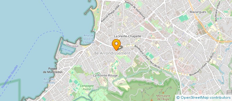 localisation de l'entreprise SUDTRANSBIO à MARSEILLE