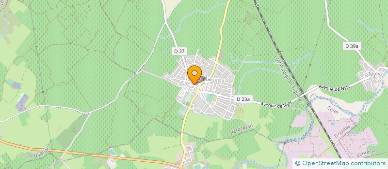 localisation de l'entreprise SUDUST DISTRIBUTION  PONTEILLA