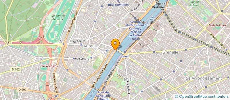 localisation de l'entreprise SUDVISION L.C.A à PARIS