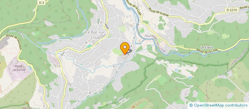 localisation de l'entreprise SUE GESTION IMMOBILIERE  LE BAR-SUR-LOUP