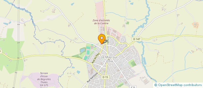 localisation de l'entreprise SUE O  LE MAY-SUR-EVRE