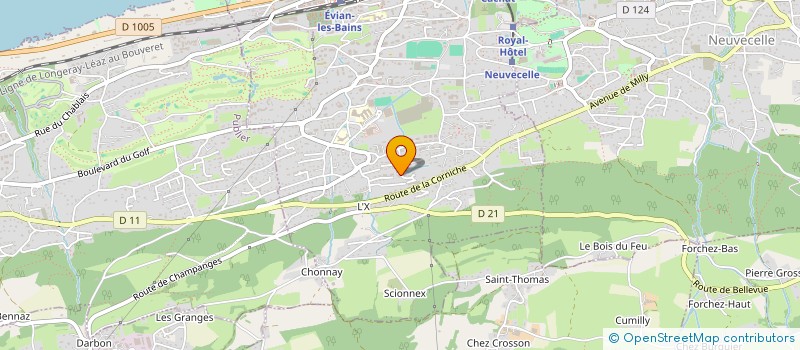 localisation de l'entreprise SUEGNO  EVIAN-LES-BAINS