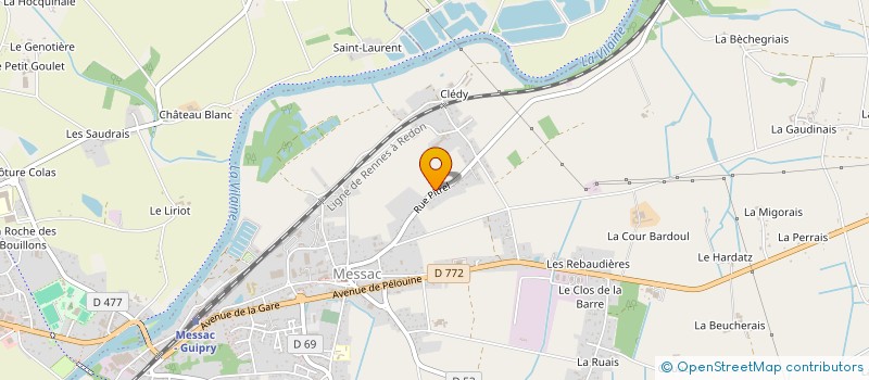 localisation de l'entreprise SUEMA  GUIPRY-MESSAC