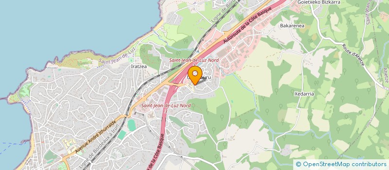 localisation de l'entreprise SUENOFLAMENCO à SAINT-JEAN-DE-LUZ