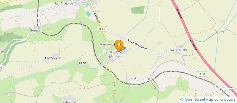 localisation de l'entreprise SUERTE  BELLENAVES