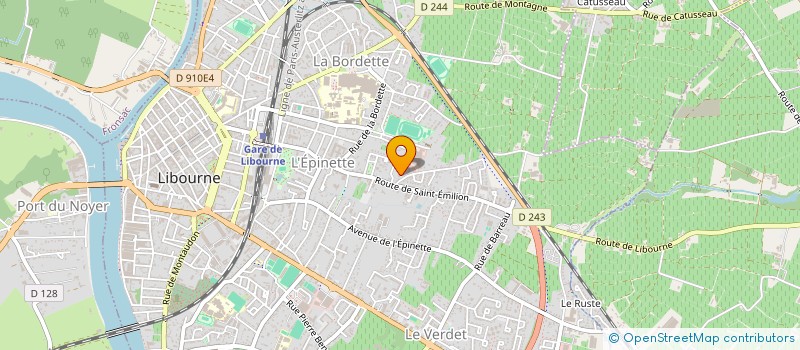 localisation de l'entreprise SUERTE 86  LIBOURNE