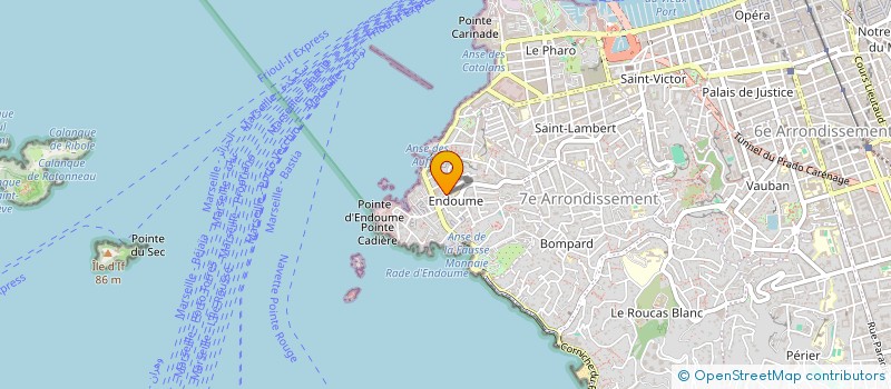 localisation de l'entreprise SUEZ 13007 à MARSEILLE