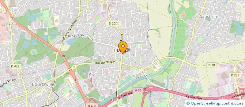 localisation de l'entreprise SUEZ  ILLZACH