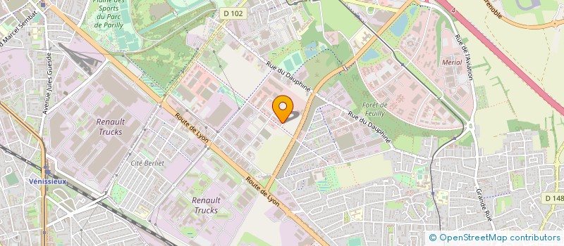 localisation de l'entreprise SUEZ IWT à GIVORS