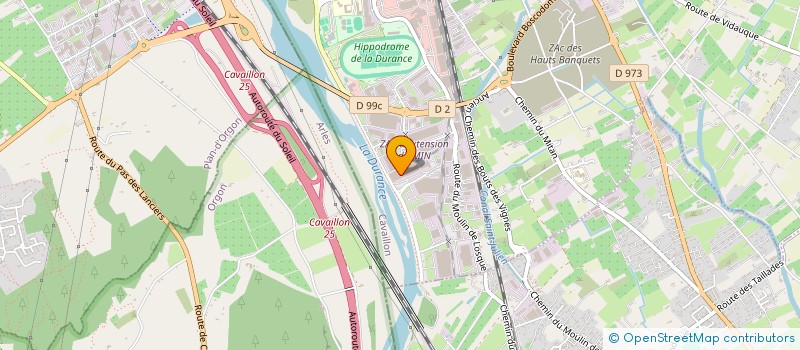 localisation de l'entreprise SUEZ RV BOIS  CAVAILLON