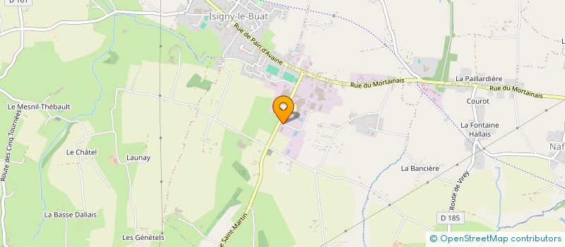 localisation de l'entreprise SUEZ RV GRAND OUEST METAUX à ISIGNY-LE-BUAT