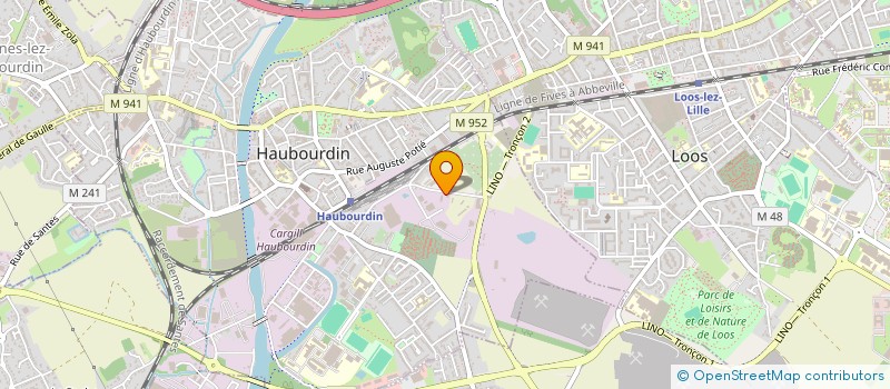 localisation de l'entreprise SUEZ RV LILLE à HAUBOURDIN