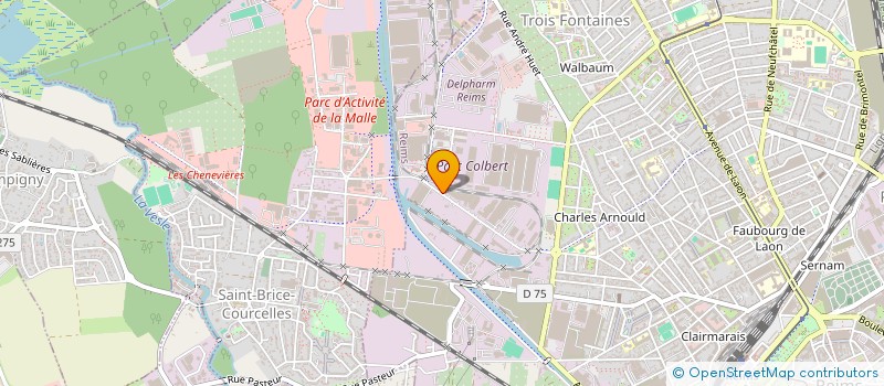 localisation de l'entreprise SUEZ RV REIMS  REIMS