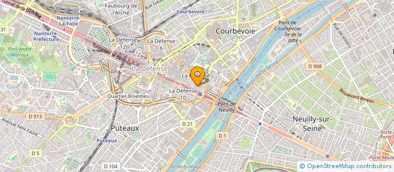localisation de l'entreprise SUEZ RV TRADING FRANCE à PUTEAUX