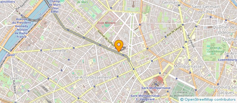 localisation de l'entreprise SUFFREN à PARIS