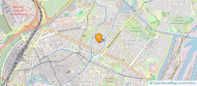 localisation de l'entreprise SUFFREN à STRASBOURG