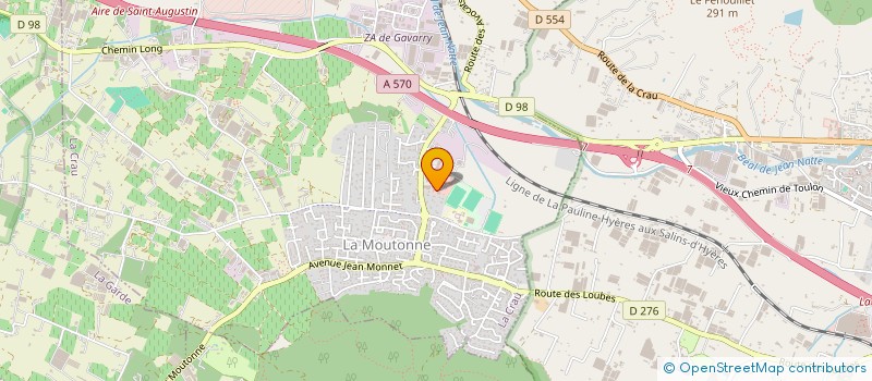 localisation de l'entreprise SUFFREN  LA CRAU