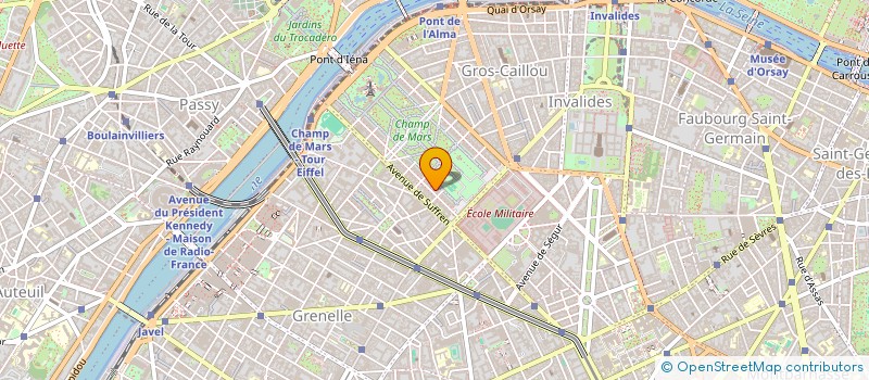 localisation de l'entreprise SUFFREN ACTIVITES  PARIS