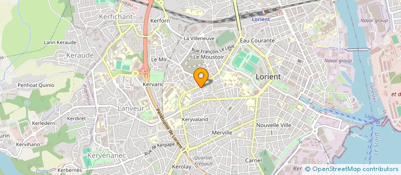 localisation de l'entreprise SUFFREN - GESTION  LORIENT