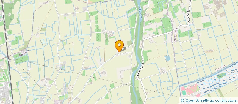 localisation de l'entreprise SUFFREN GESTION  BEDARRIDES