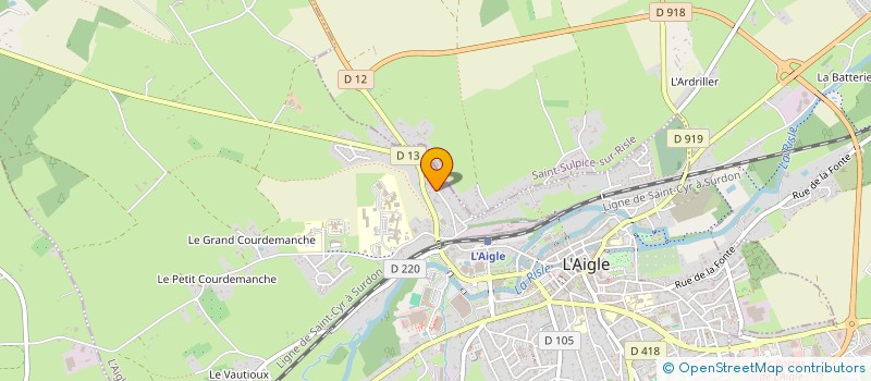 localisation de l'entreprise SUFRA BOIS à L'AIGLE