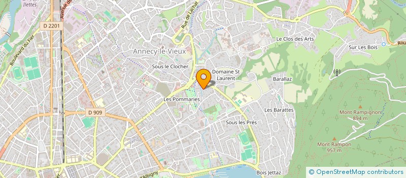 localisation de l'entreprise SUG GESTION à ANNECY