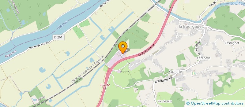 localisation de l'entreprise SUGAAR  GUICHE