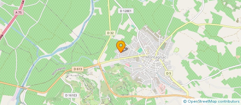 localisation de l'entreprise SUGALI  MONTAGNAC