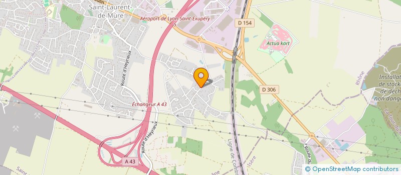 localisation de l'entreprise SUGALLY IMMO  SAINT-LAURENT-DE-MURE