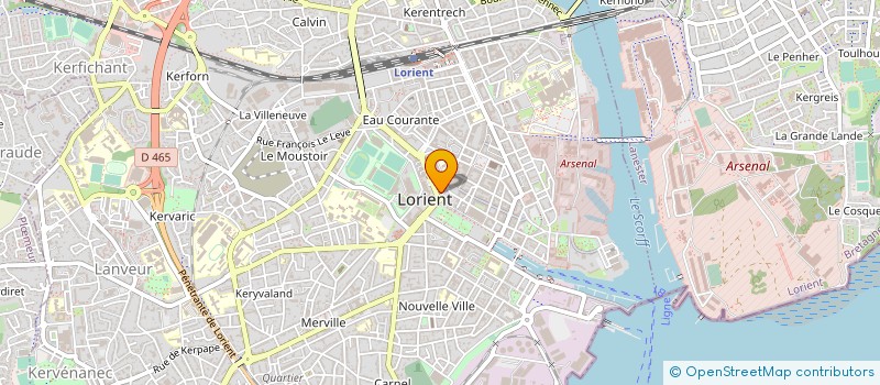 localisation de l'entreprise SUGAR COFFEE à LORIENT