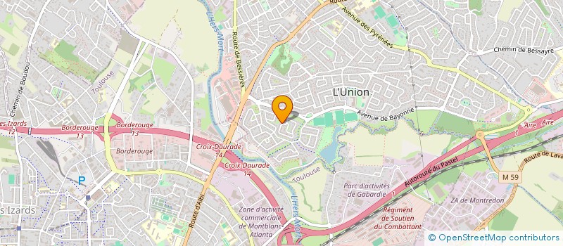 localisation de l'entreprise SUGAR ' FACTORY  TOULOUSE