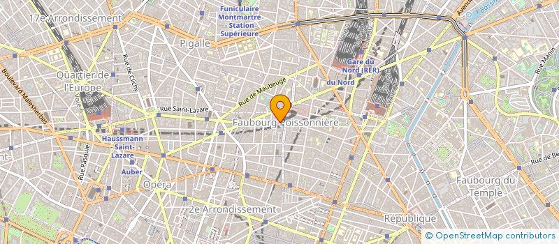 localisation de l'entreprise SUGAR LOVE  PARIS