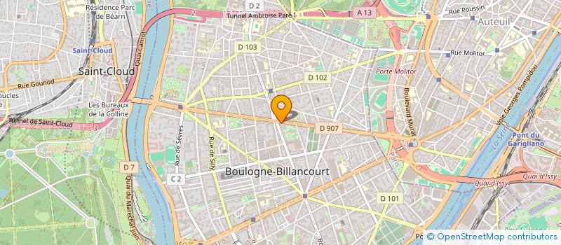 localisation de l'entreprise SUGAR NIBBLE 2 à BOULOGNE-BILLANCOURT