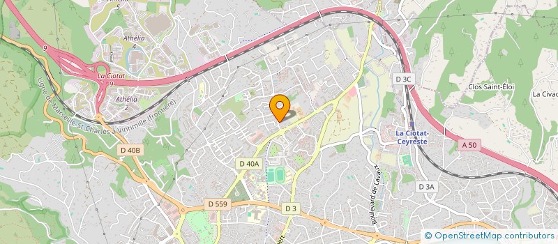 localisation de l'entreprise SUGEBE  LA CIOTAT