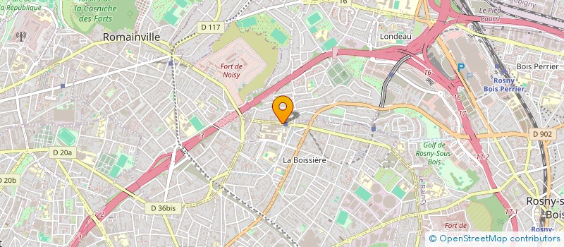 localisation de l'entreprise SUGER à NOISY-LE-SEC