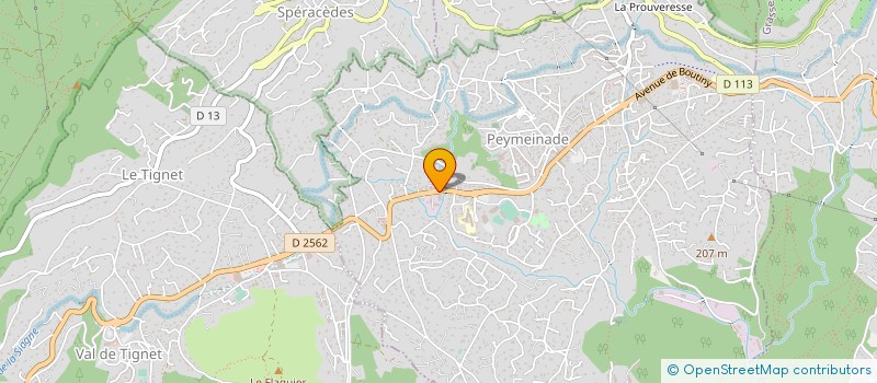 localisation de l'entreprise SUGG TRANSPORT  PEYMEINADE