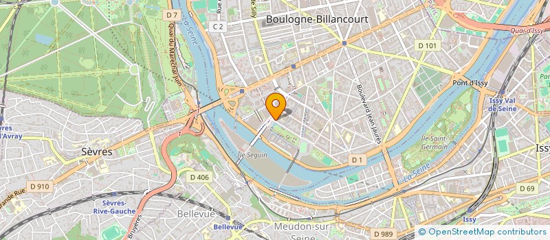 localisation de l'entreprise SUGGI FRANCE à BOULOGNE-BILLANCOURT